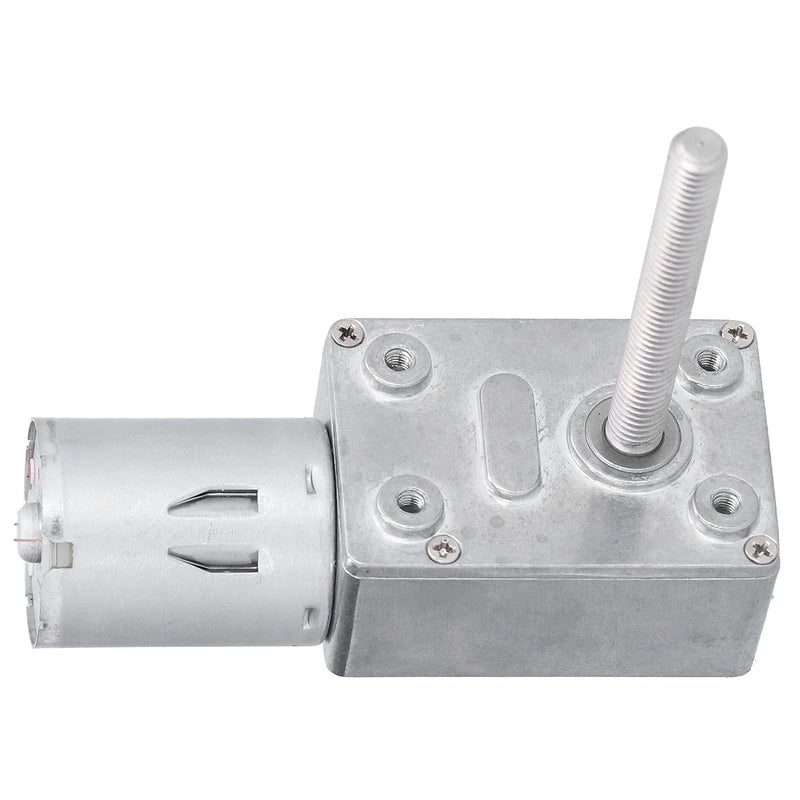 JGY 370 DC Gear Motor Self Locking Low Noise M6 Threaded Shaft 50mm DC6V 18RPM - Image 4